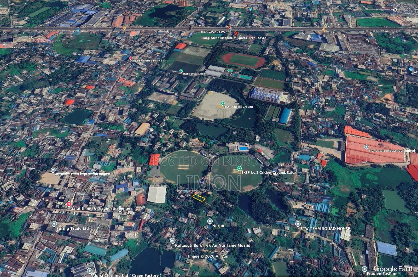 3/4/5/8 Shotangsho Ready Plot for Sale near Savar Jirani BKSP