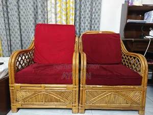Rattan Sofa (with foam and cover)