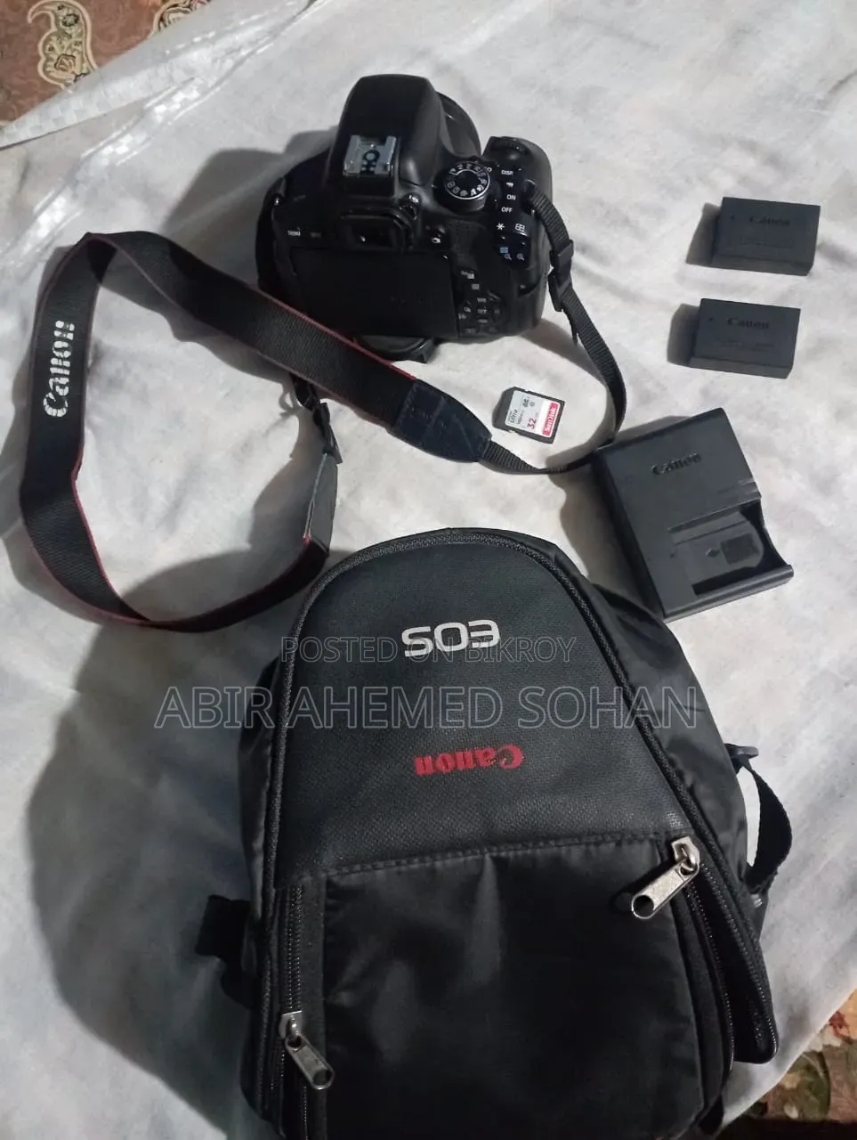 Canon 750d + Full Accessories | Used for 1 year | Fresh Condition