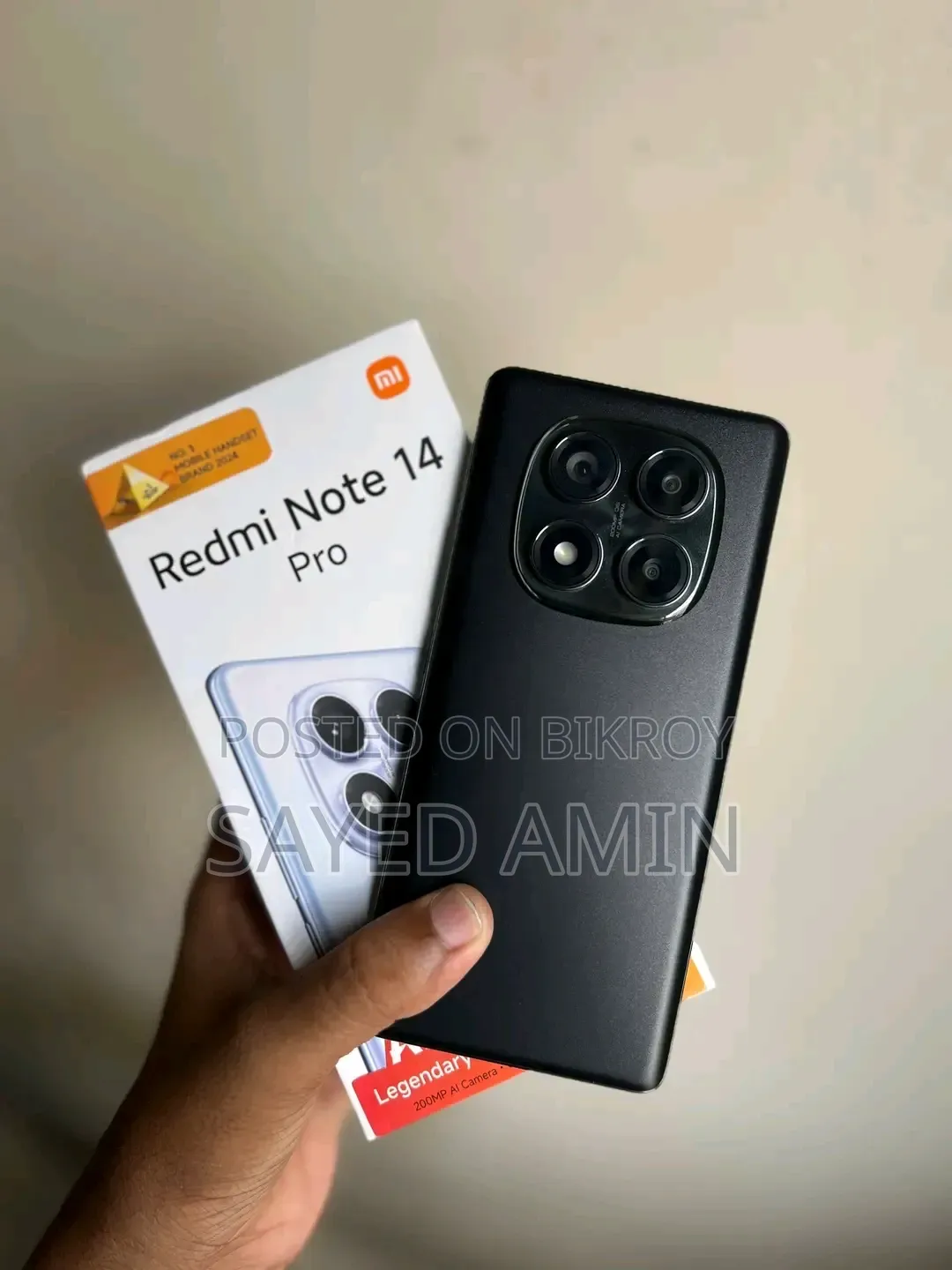 Xiaomi Redmi Note 14 Pro 256 GB Black