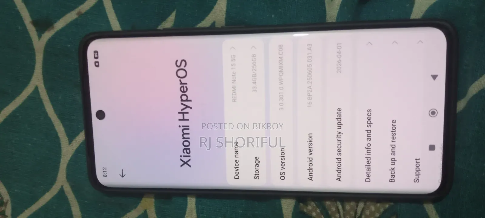 New Xiaomi 15 256 GB Black