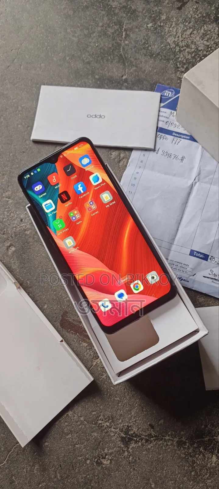 Oppo F17 128 GB Blue