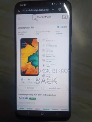 Samsung Galaxy A30 64 GB Red