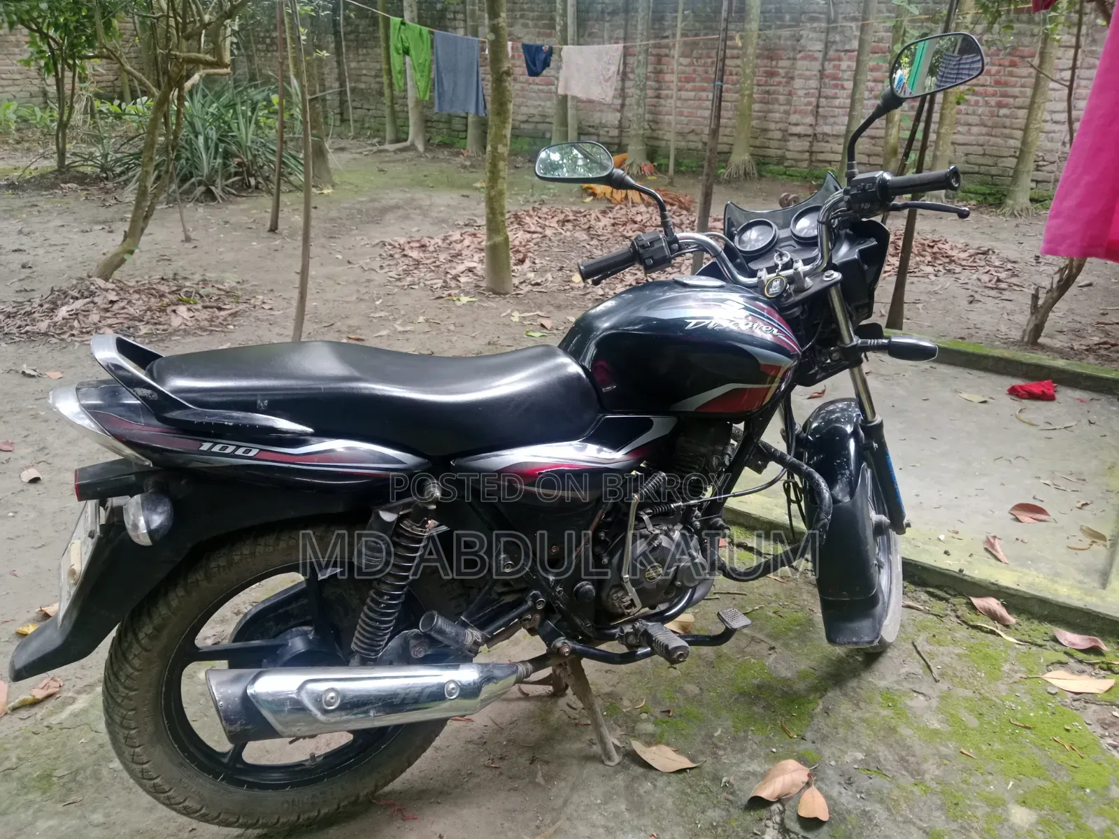 Bajaj Discover 100 2018 Black