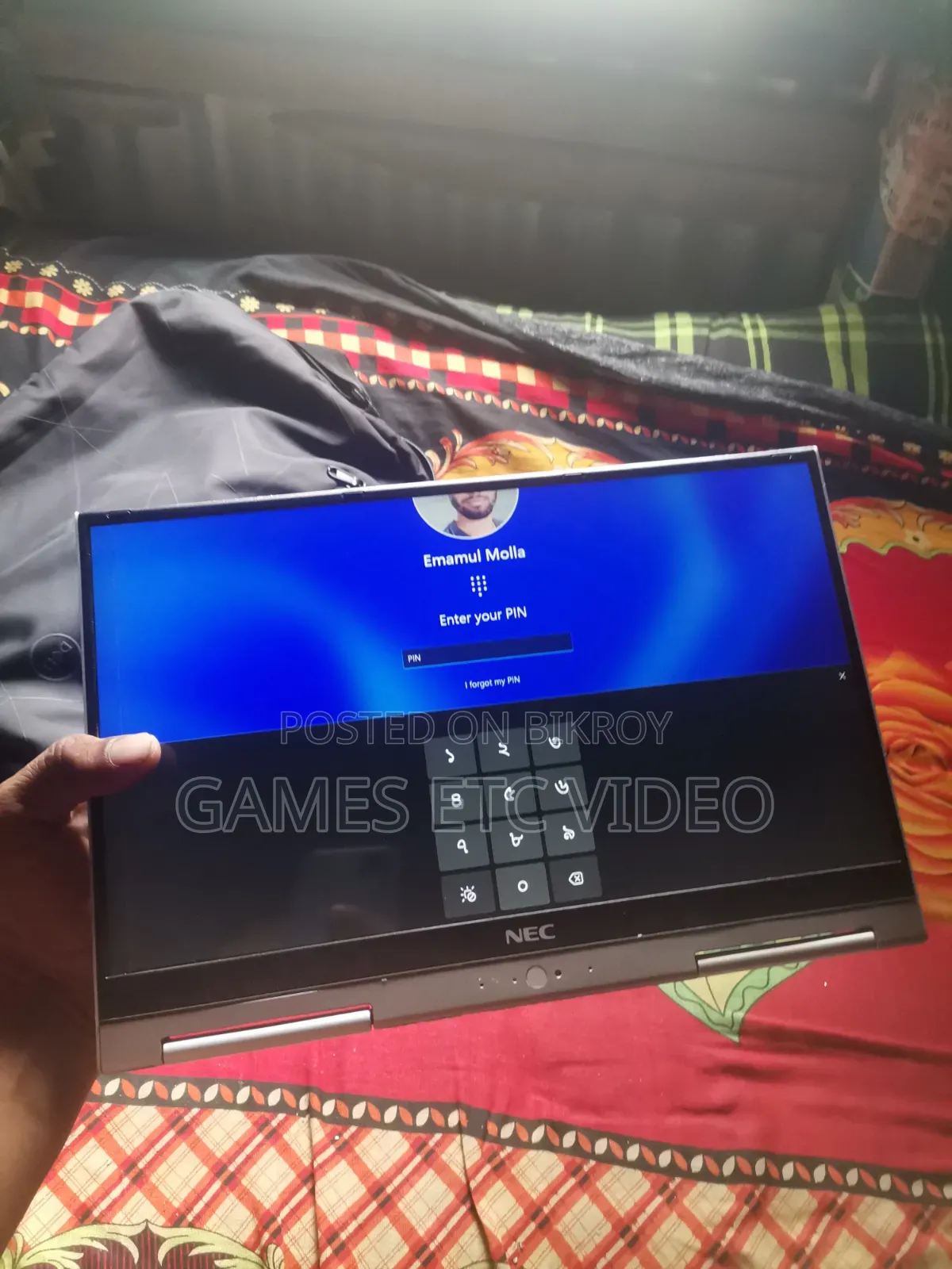 Laptop NEC 8GB Intel Core i5 SSD 256GB