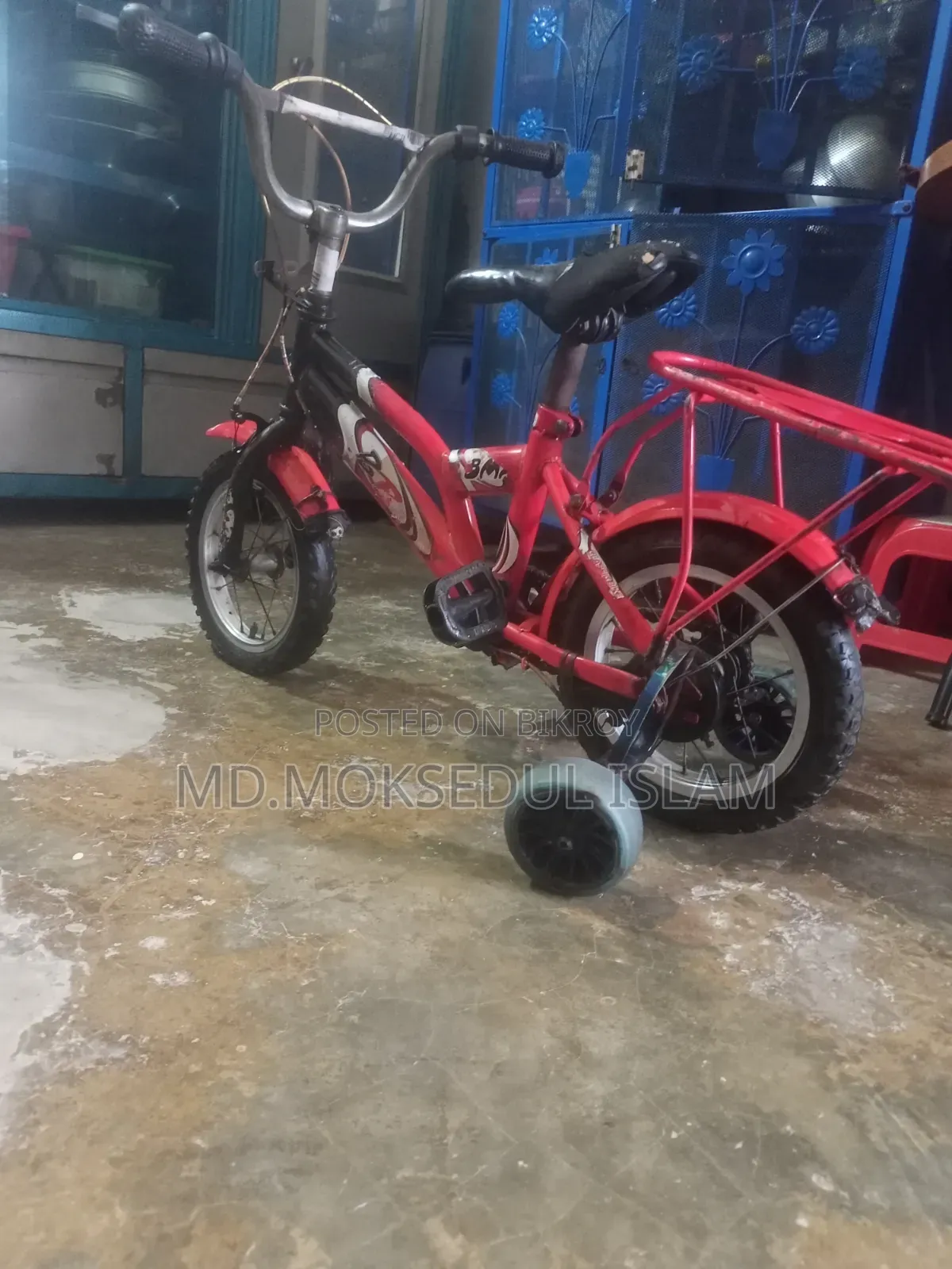 I will sell the children's bicycle.