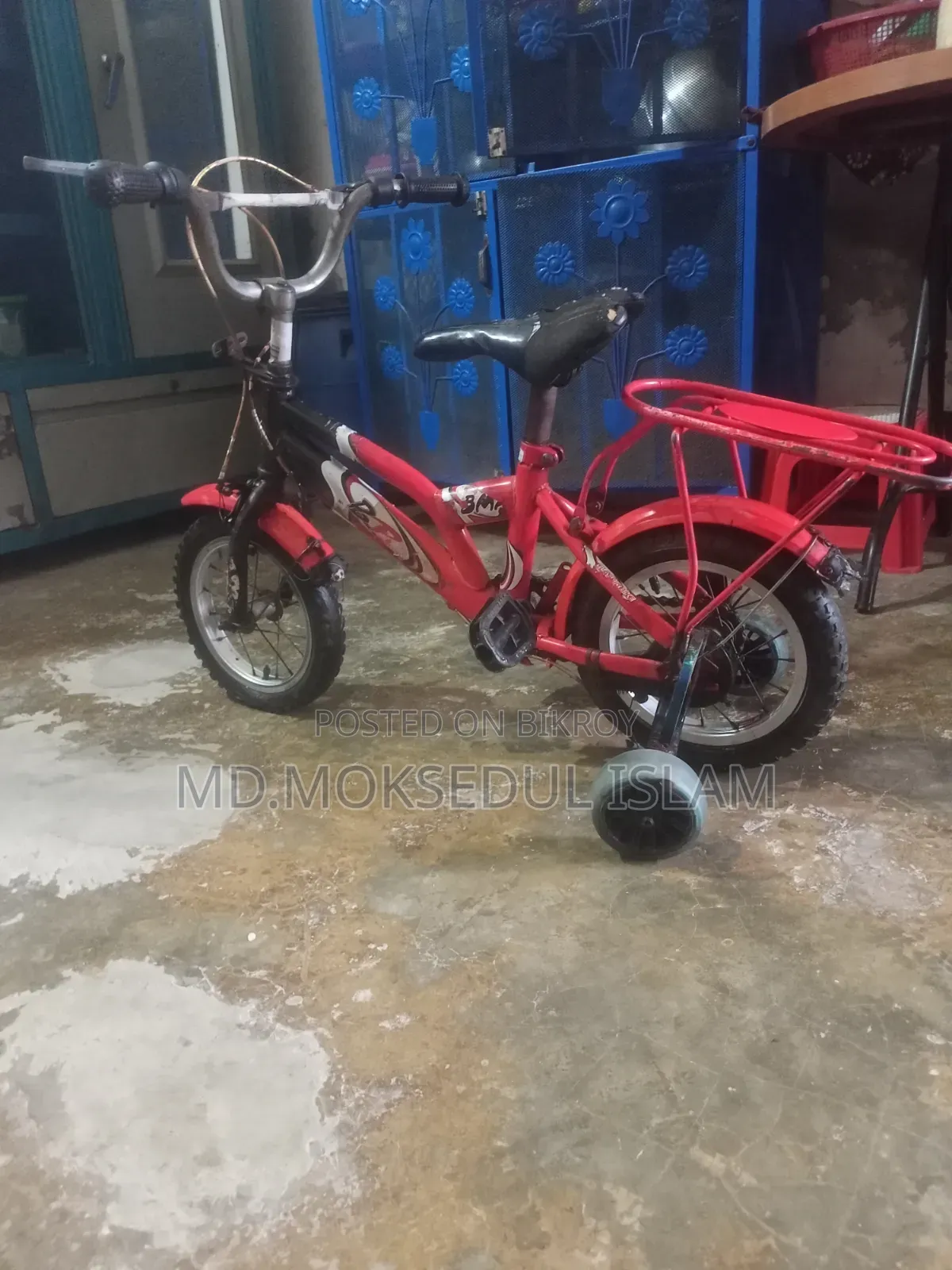 I will sell the children's bicycle.