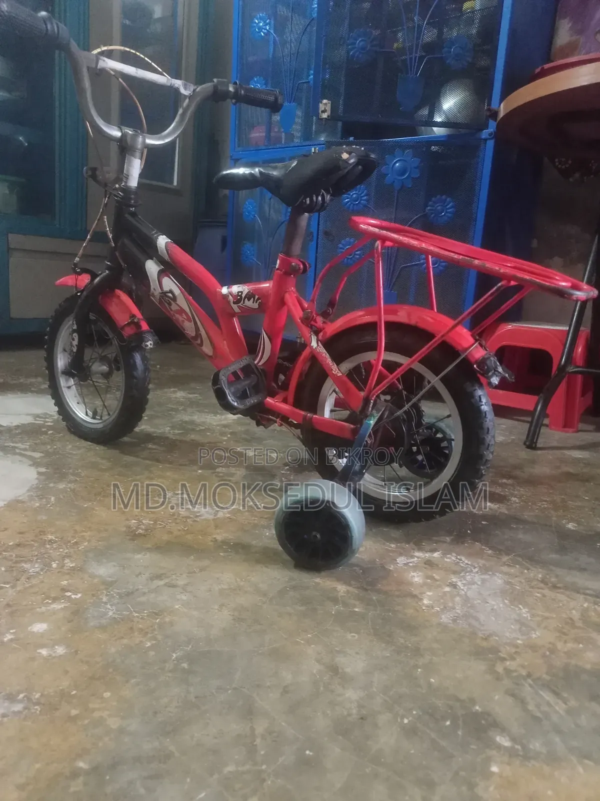 I will sell the children's bicycle.