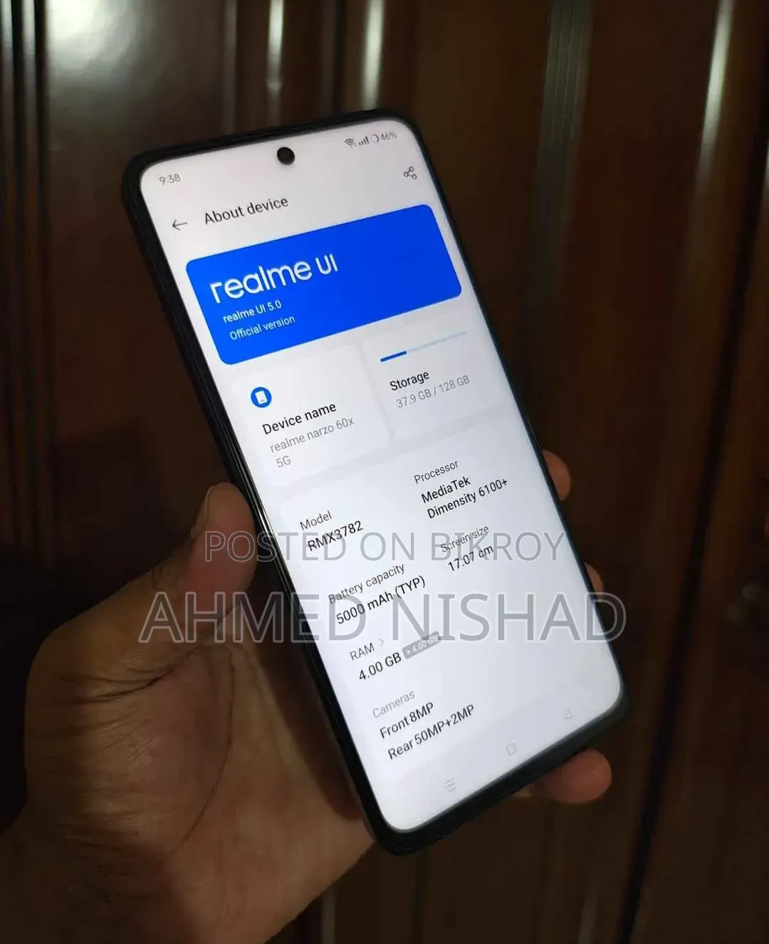Realme Narzo 60 128 GB Black