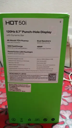 Infinix Hot 50i 128 GB Black