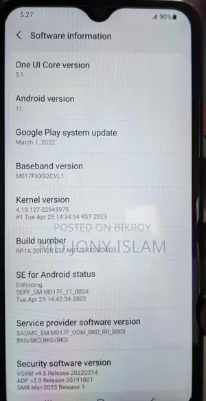 Samsung Galaxy M01s 32 GB Black