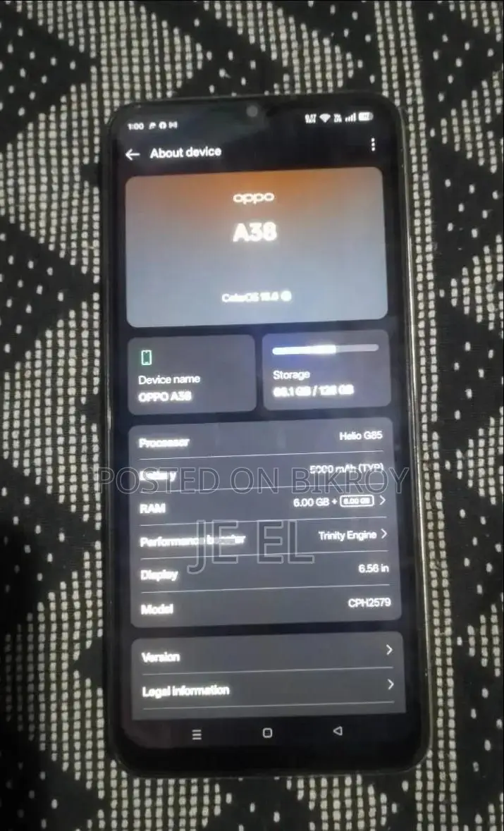 Oppo A38 128 GB Gold