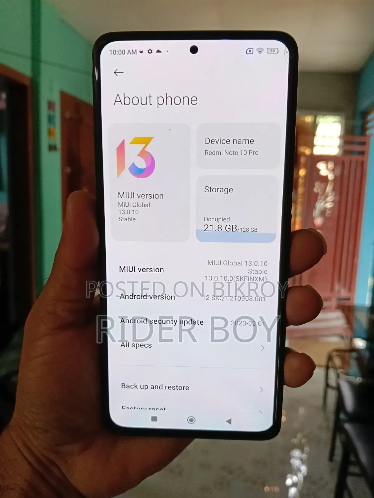 Xiaomi Redmi Note 10 Pro 128 GB Bronze