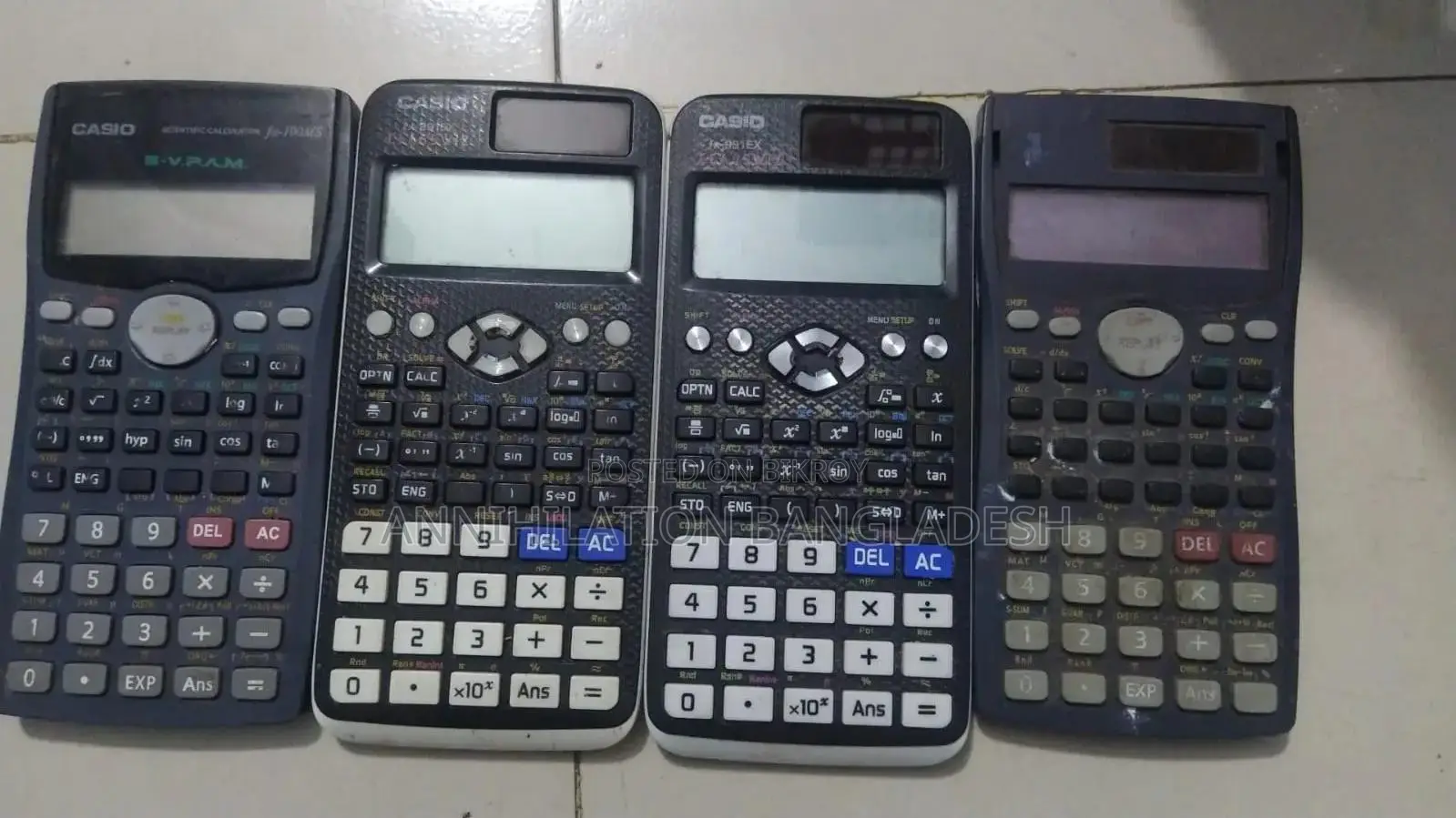 Casio 991ex and Casio 100mx