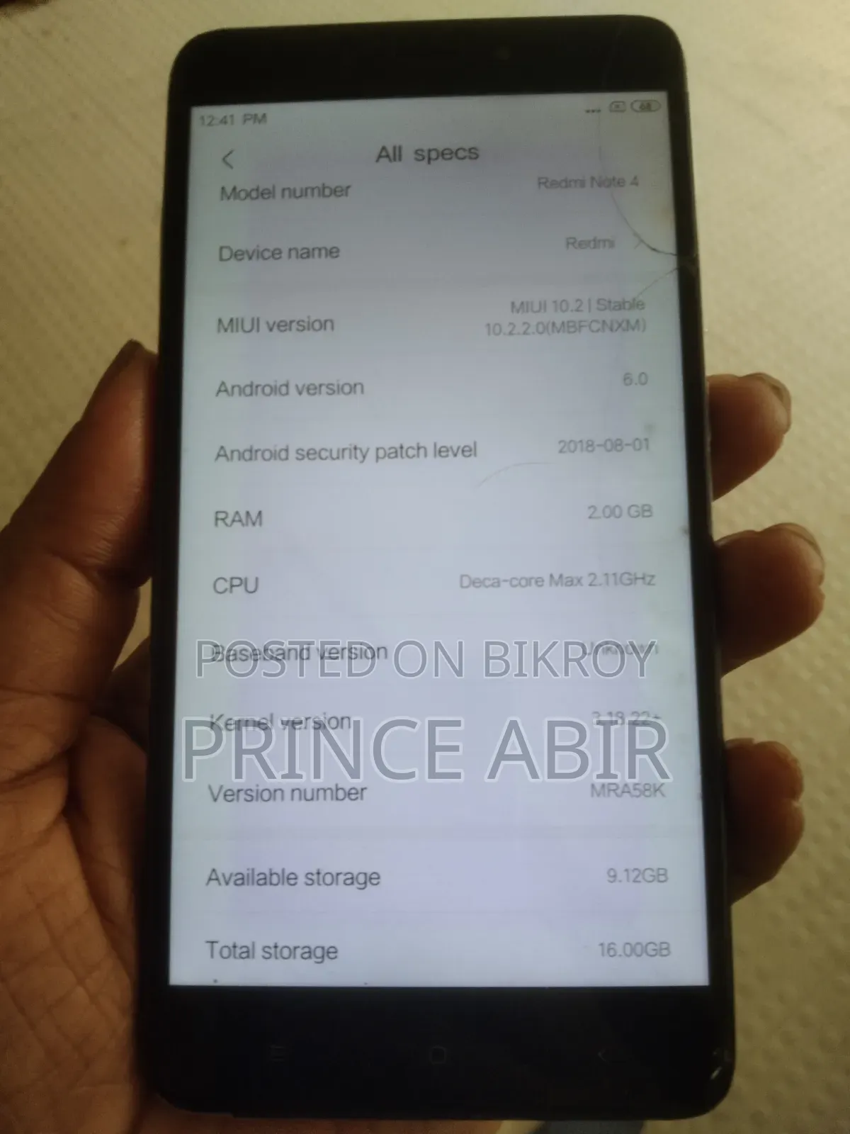 Xiaomi Redmi Note 4 64 GB Silver
