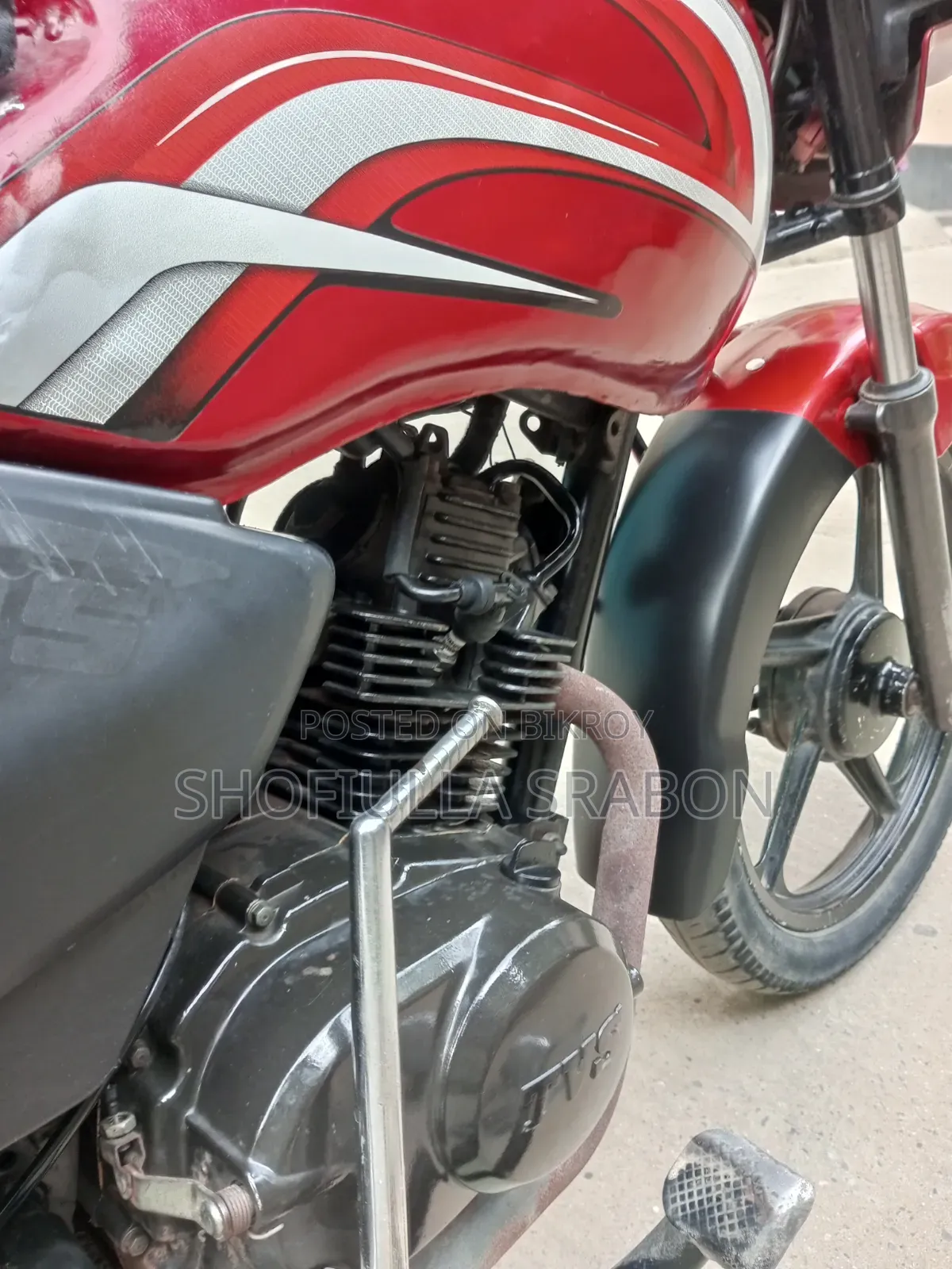 TVS Metro 2017 Red