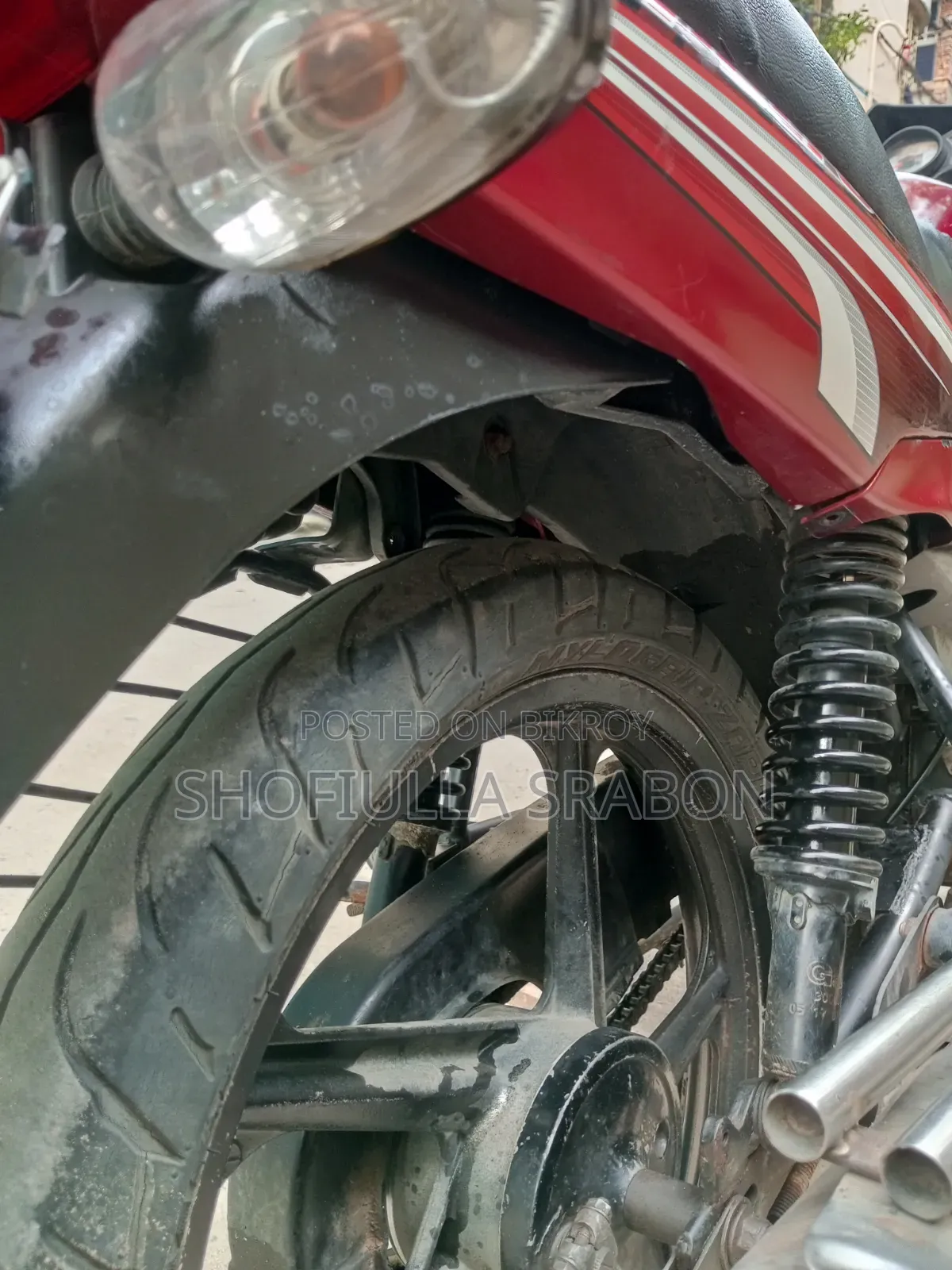 TVS Metro 2017 Red