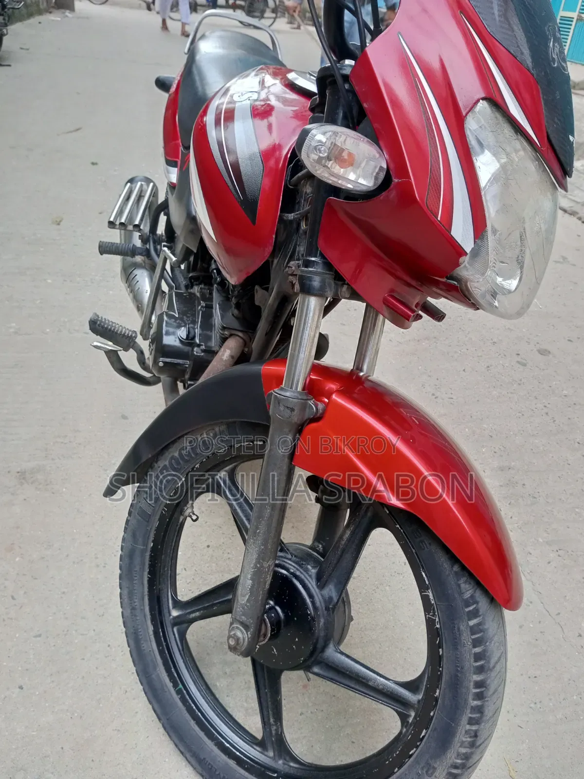 TVS Metro 2017 Red
