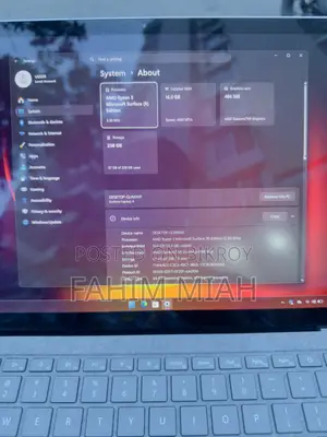 New Laptop Microsoft Surface Laptop 4 16GB AMD Ryzen 5 SSD 256GB