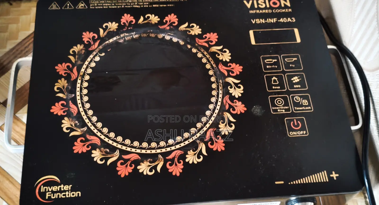 Vision Infrared Cooker 40a3 - Urgent