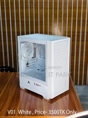 Golden Field V01 White Mesh Front Gaming Computer Case
