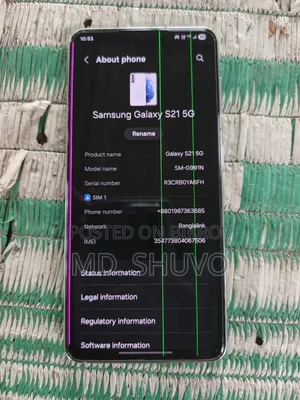 Samsung Galaxy S21 5G 256 GB White