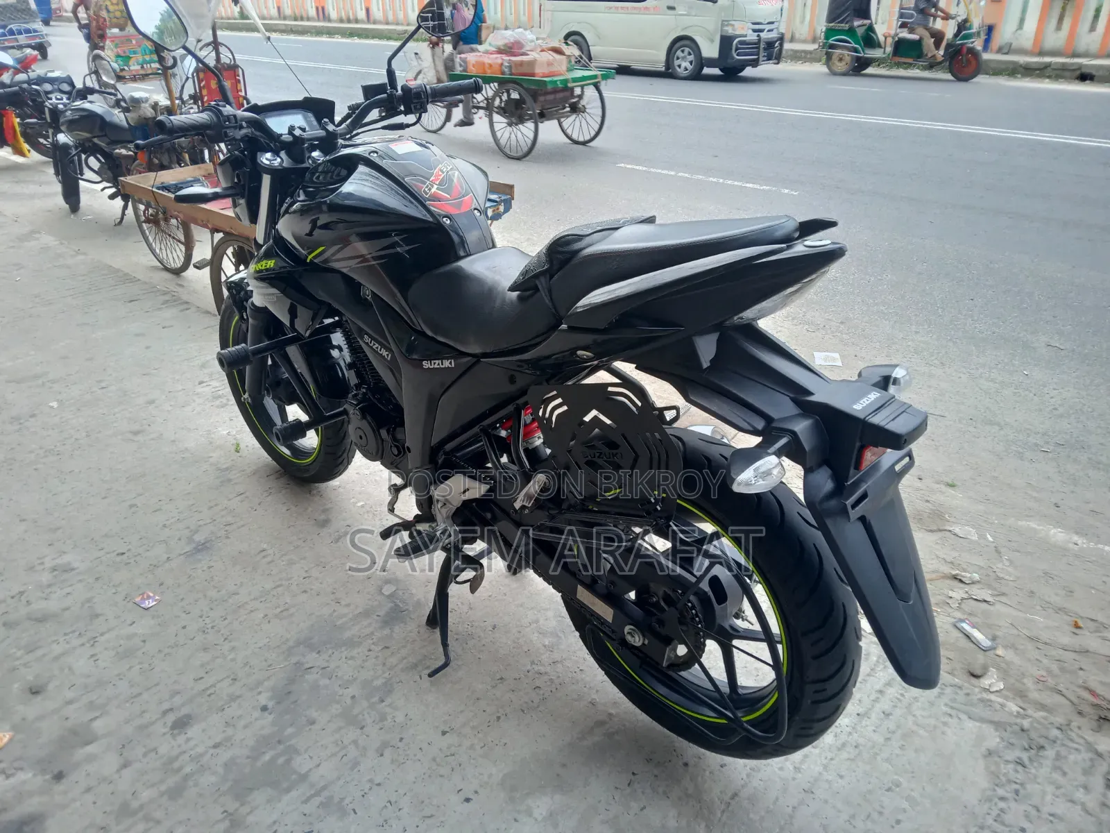 New Suzuki Gixxer Monotone 2026 Black