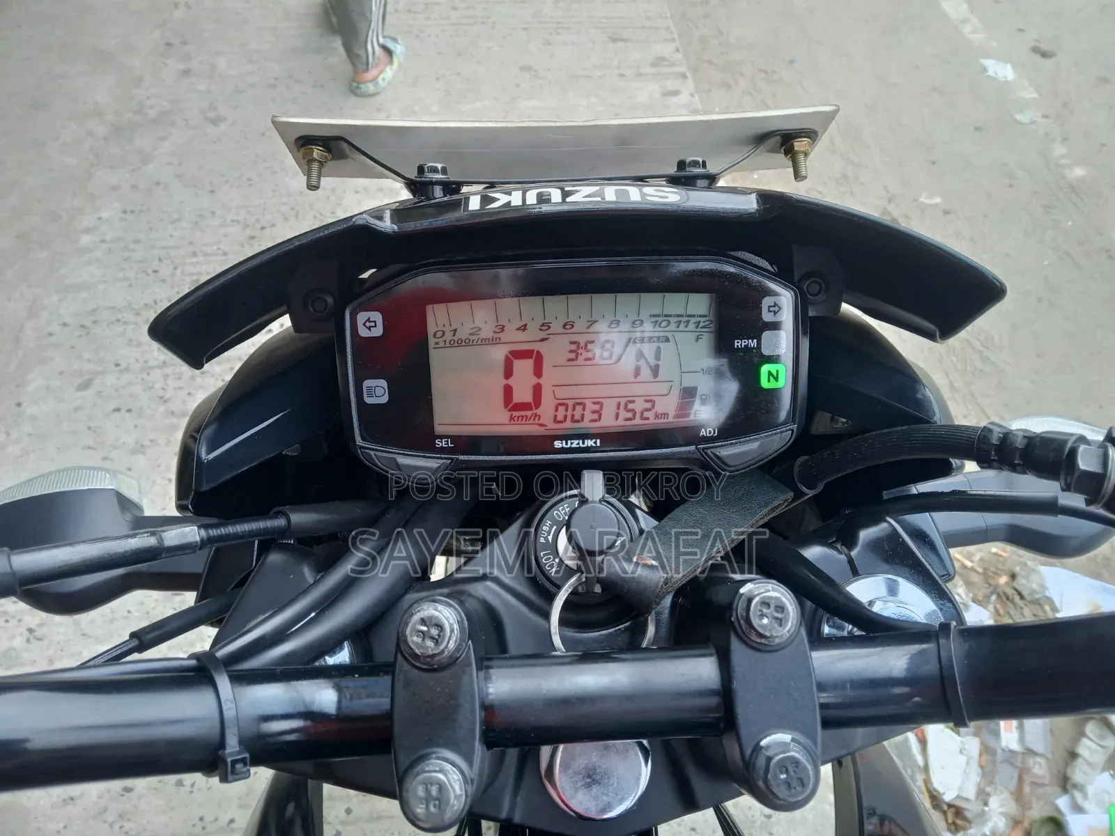 New Suzuki Gixxer Monotone 2026 Black