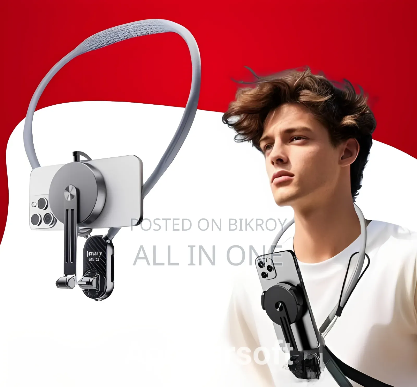Jmary MG-03 Magnetic Neck Holder Hands-Free Shooting With Smartphones