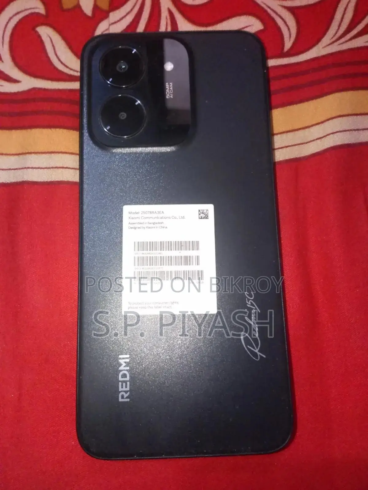 Xiaomi Redmi 15C 4G 128 GB Black