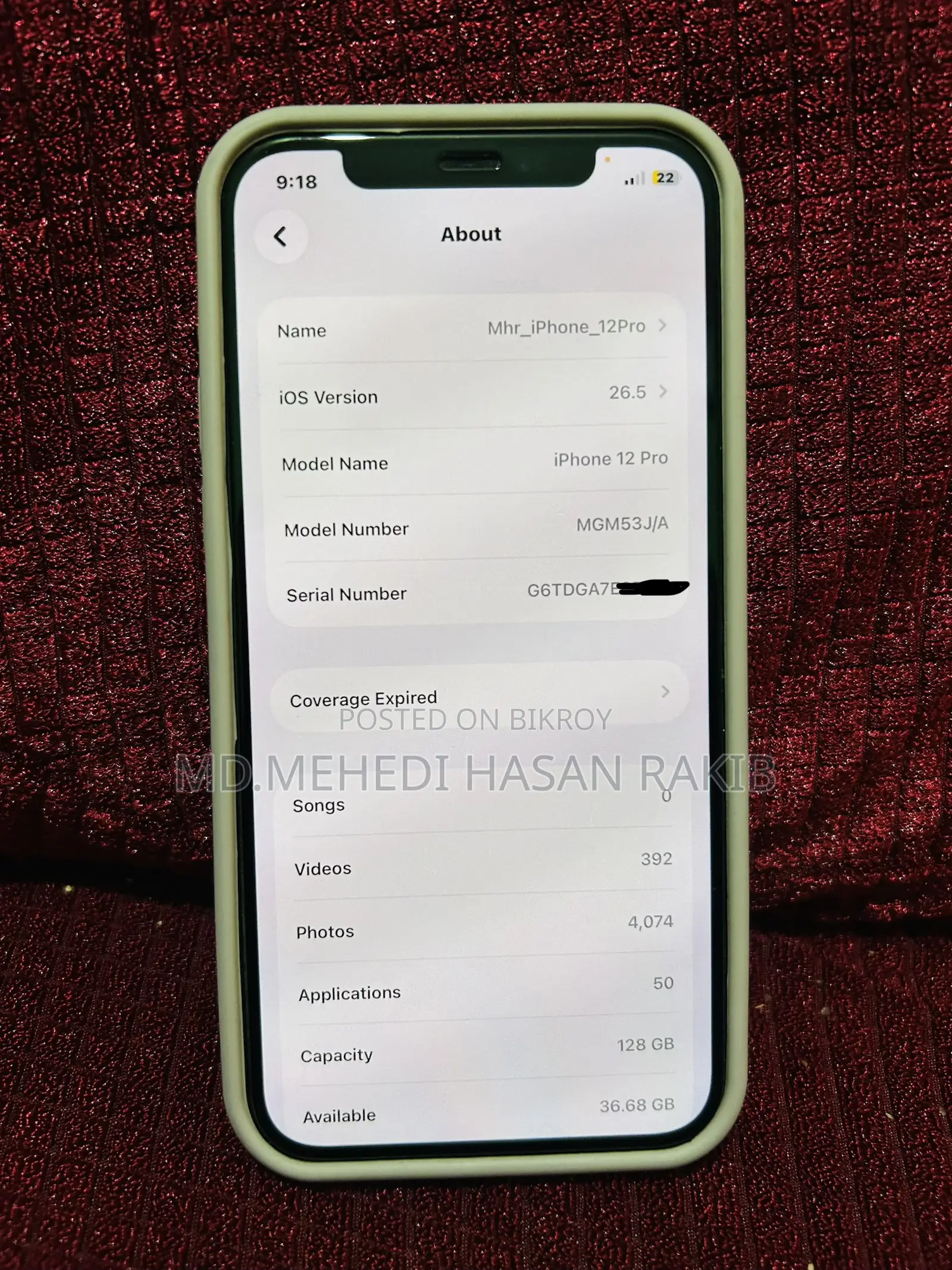 Apple iPhone 12 Pro 128 GB Gray