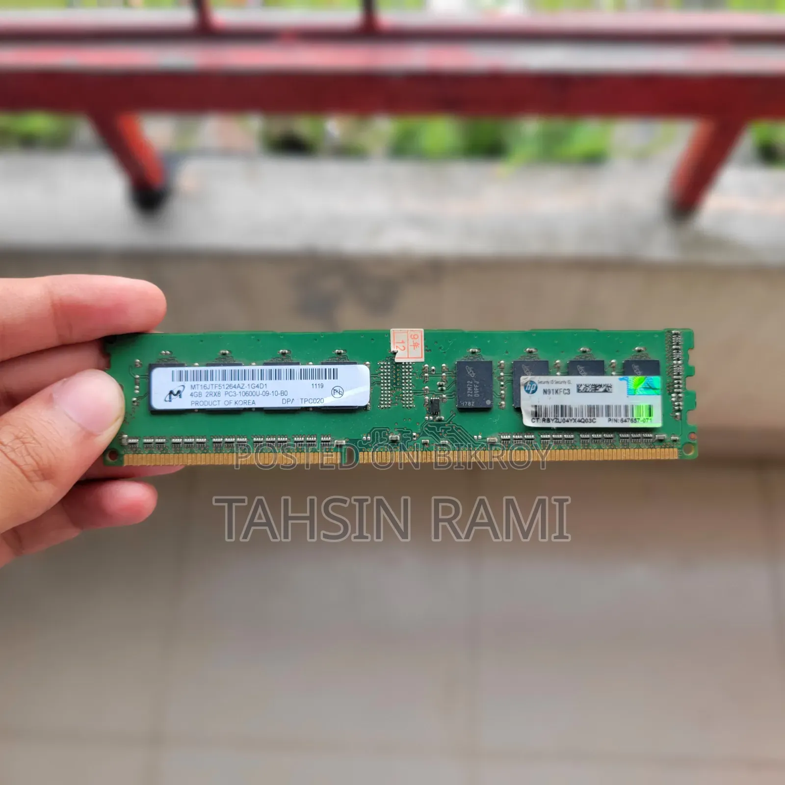 4gb Ddr3 Desktop Ram