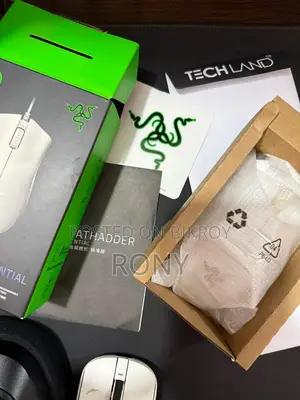 Razer Deathadder Essential Gaming Mouse – White