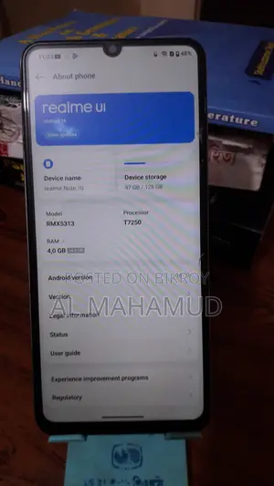 Realme Note 70T 128 GB Gray