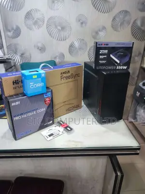 New Desktop Computer 8GB AMD Ryzen 5 SSD 256GB