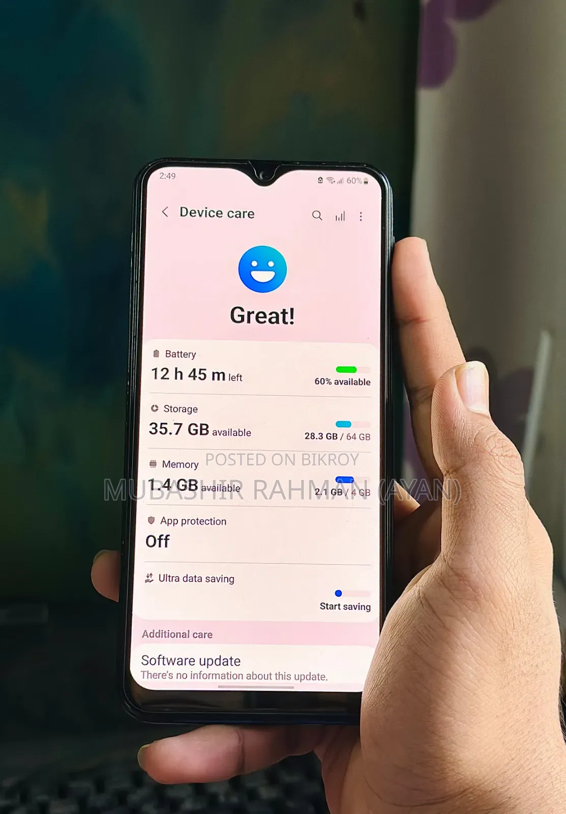Samsung Galaxy M21 64 GB Blue