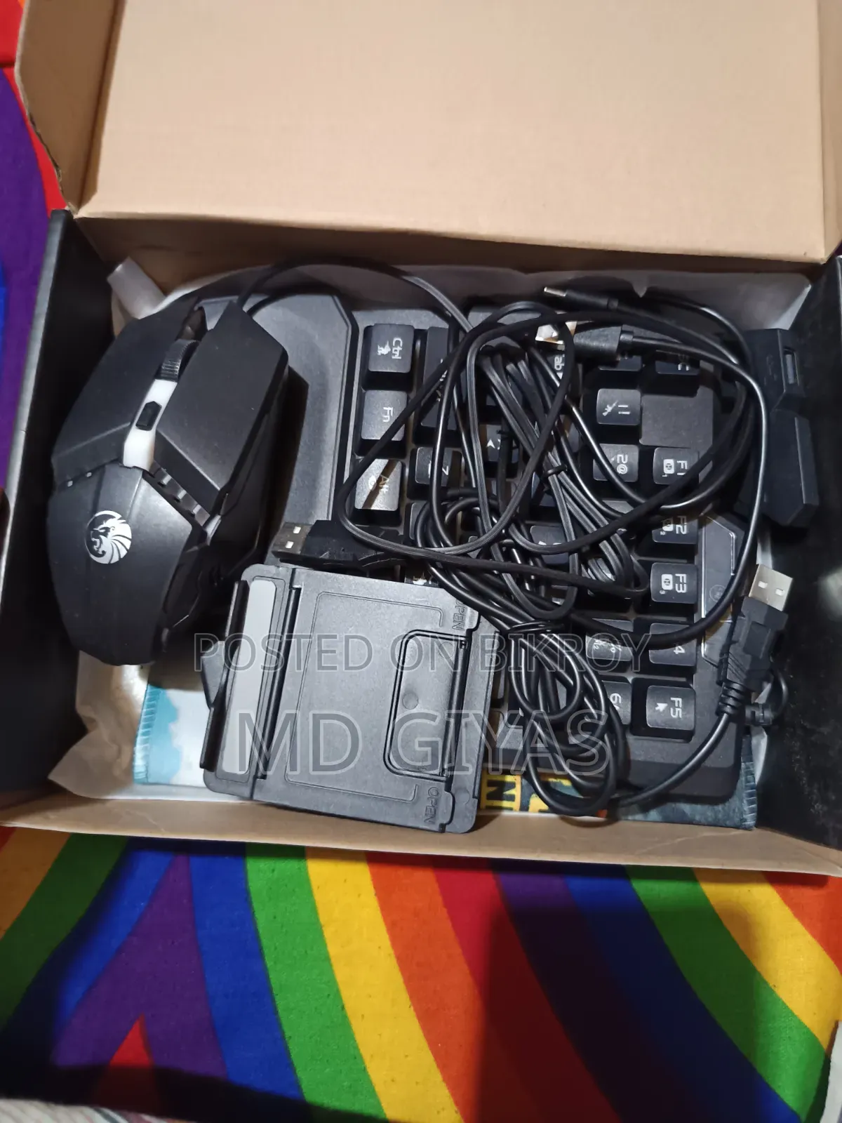 Rgb Gaming Kombo Pak Full Setup