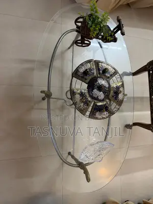 Elegant Oval Glass Coffee Table | Modern Timeless