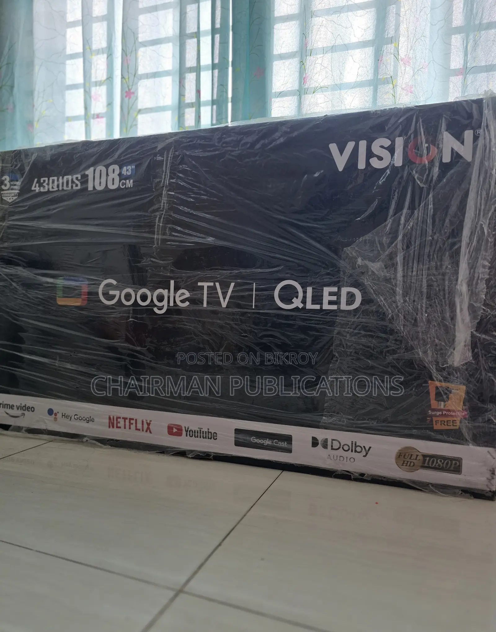 43 Inch Vision Google Qled Tv
