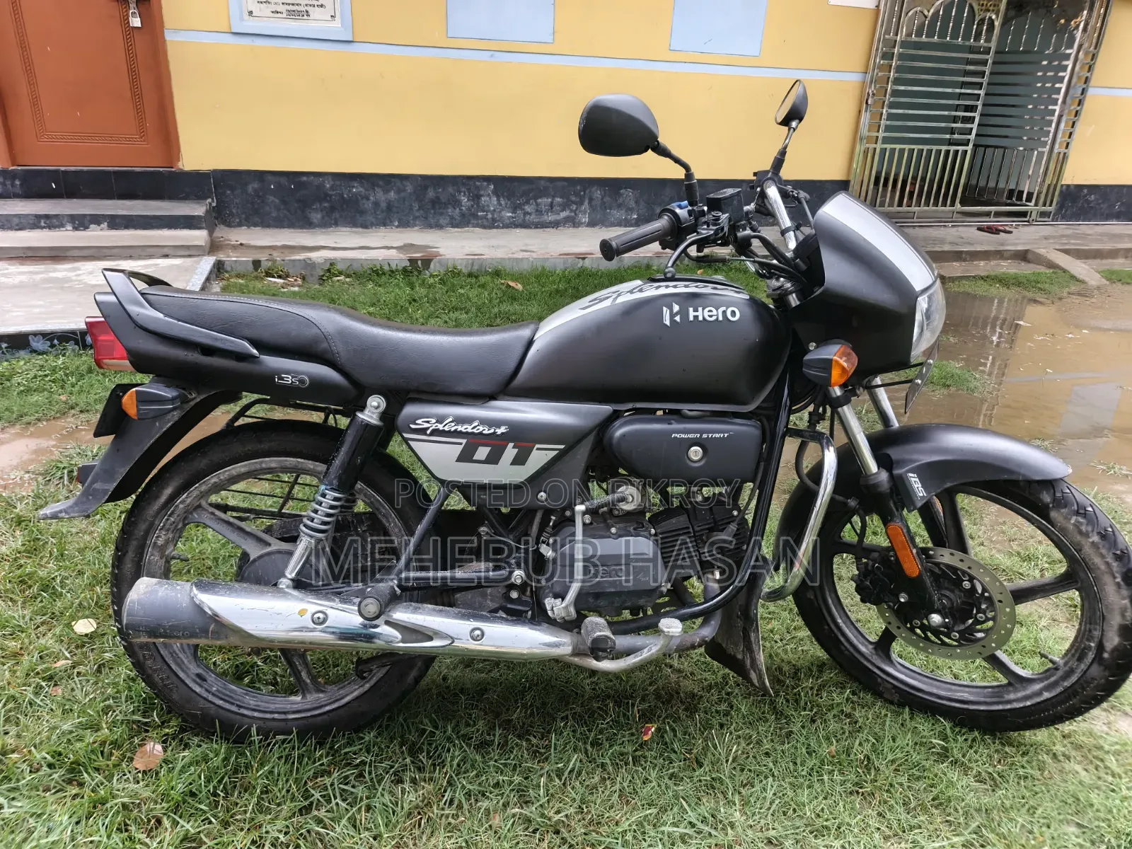 Hero Splendor Plus Sports 2025 Black