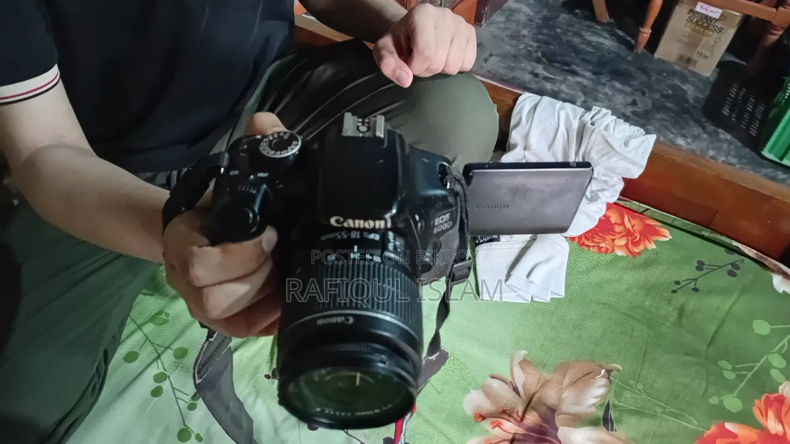 Canon EOS 600D 18MP DSLR Camera