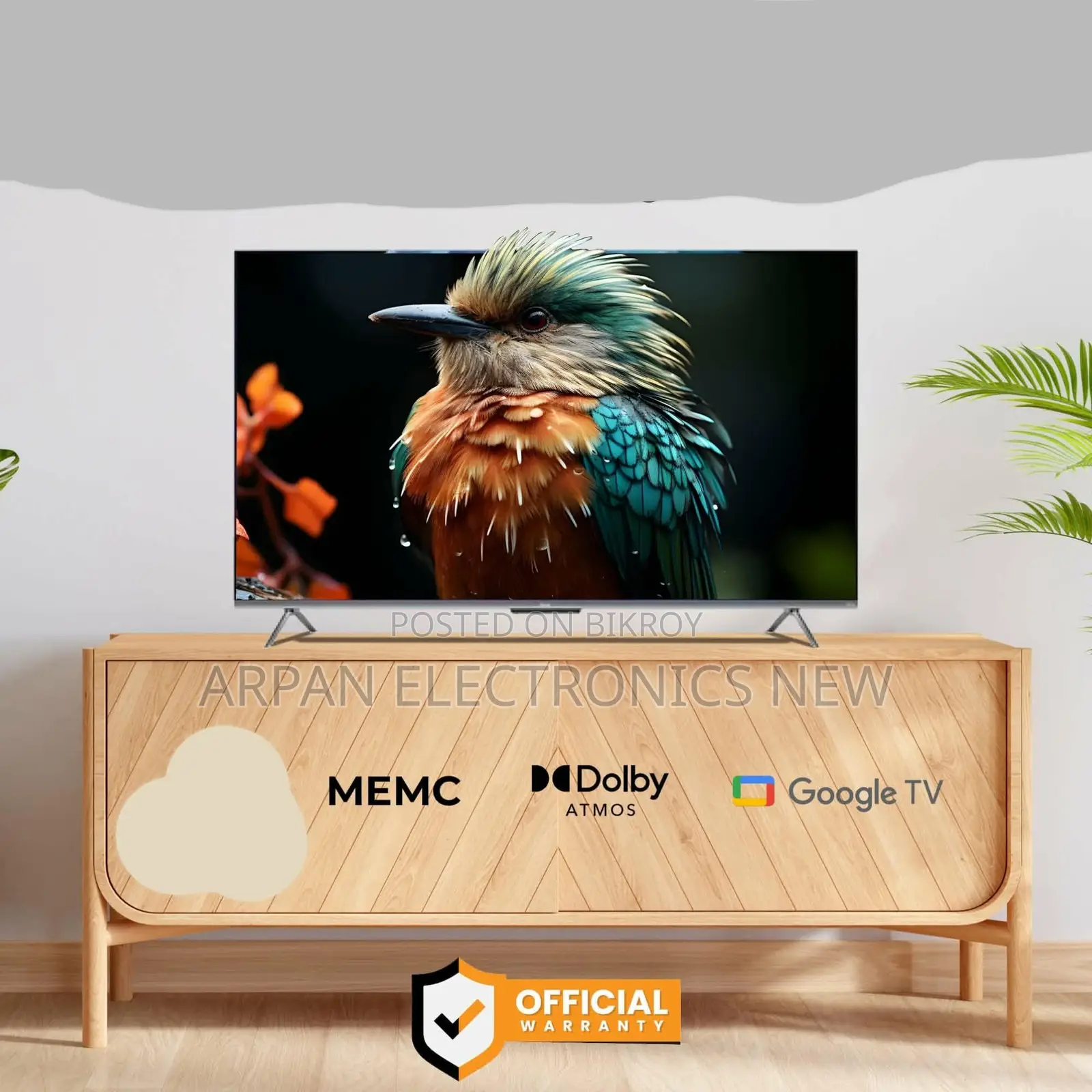5 Years Guaranty! 32 Inch 4k Sony Smart Tv 2gb Ram/16 Gb Rom