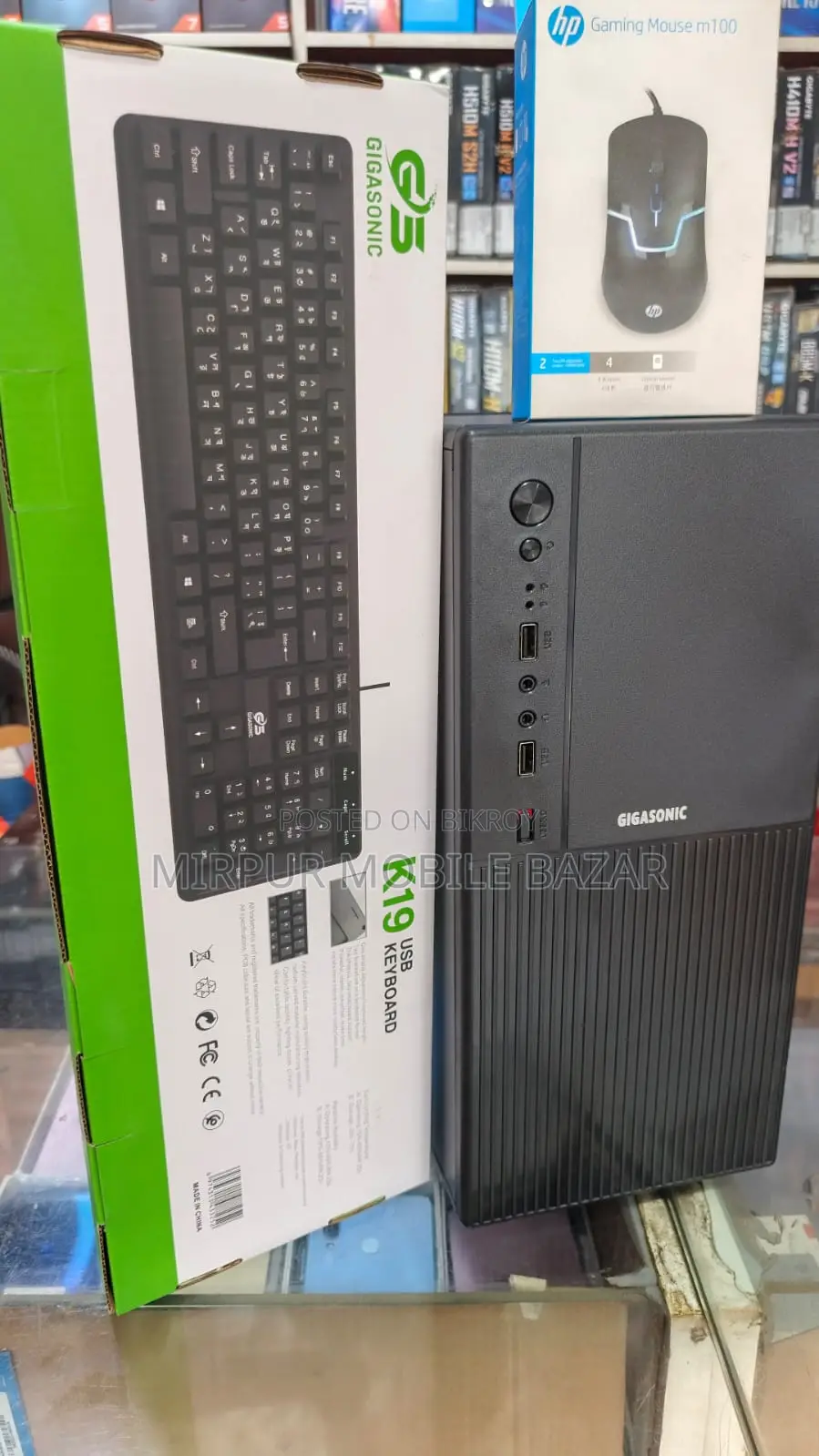 নতুন গিগাবাইট GA-H110MSTX-HD3-ZK ৮জিবি ইন্টেল কোর আই৫ এসএসডি ১২৮জিবি