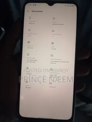 অপো এ১৬ ৬৪ জিবি সাদা