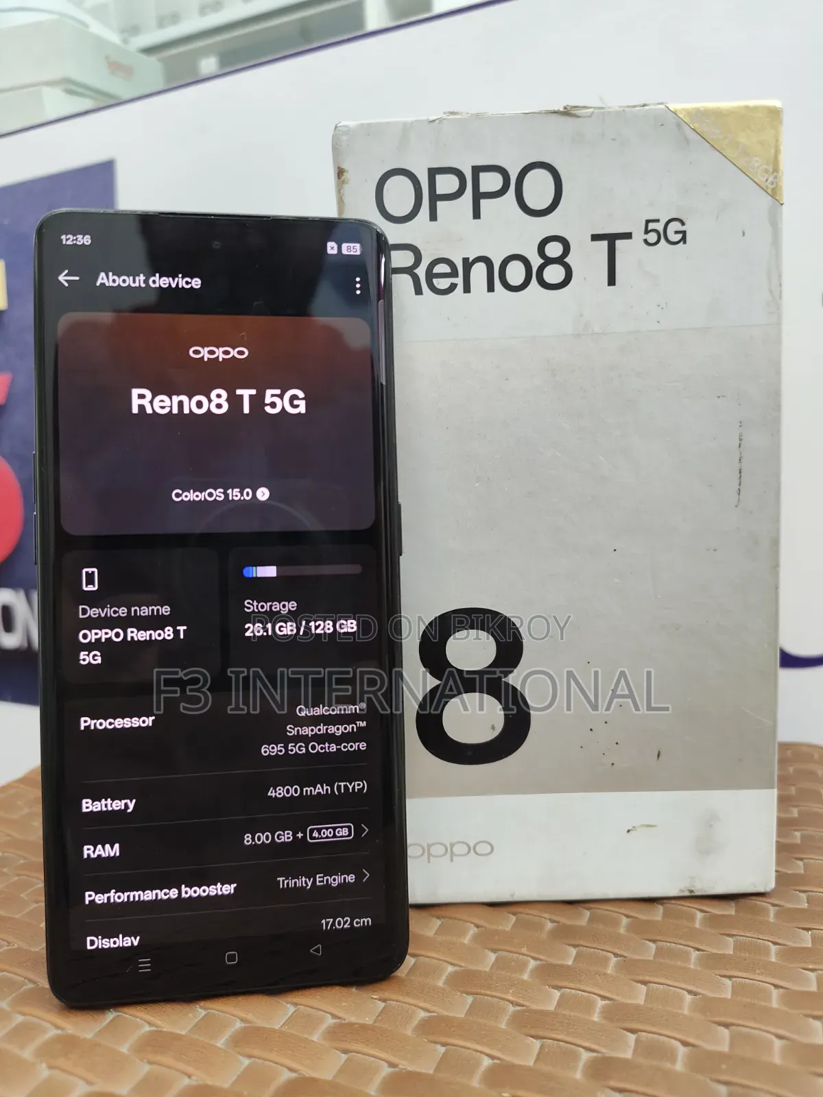 Oppo Reno 8T 256 GB Black