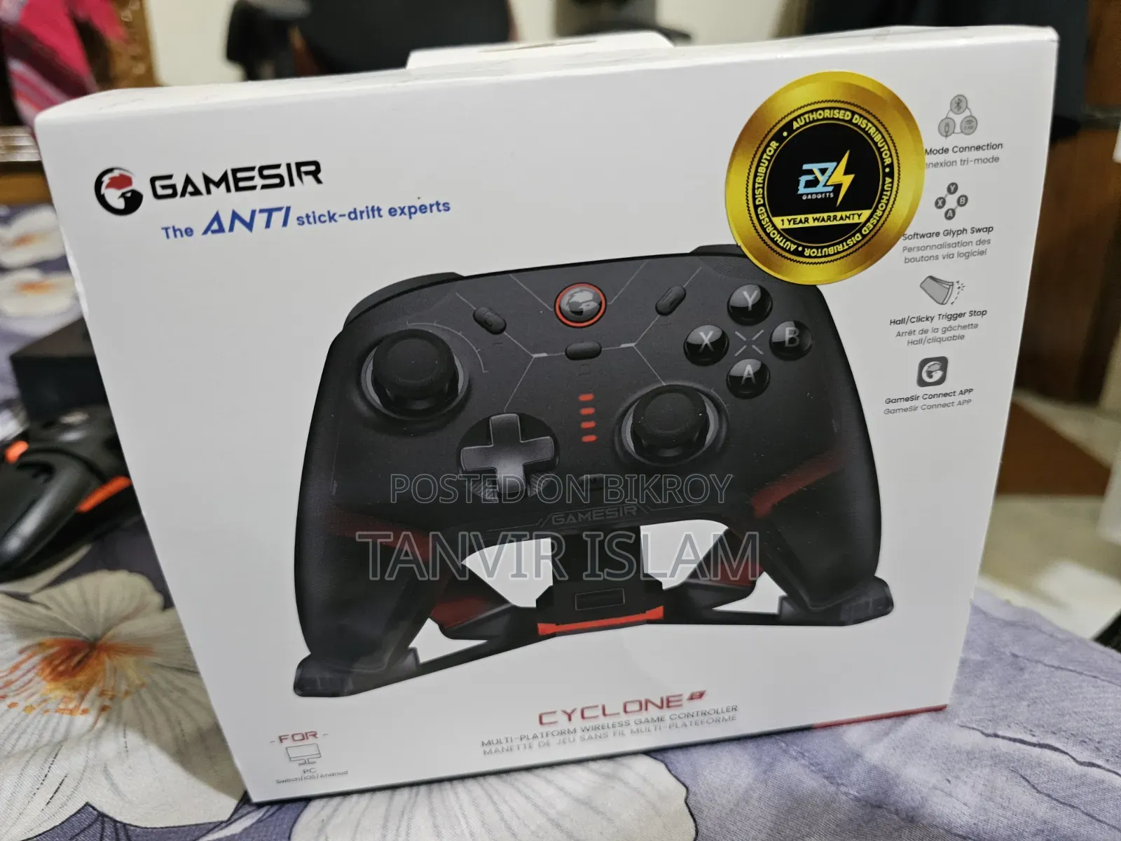 Gamesir Cyclone 2 Tri-mode Multi-platform Controller (With Dock)