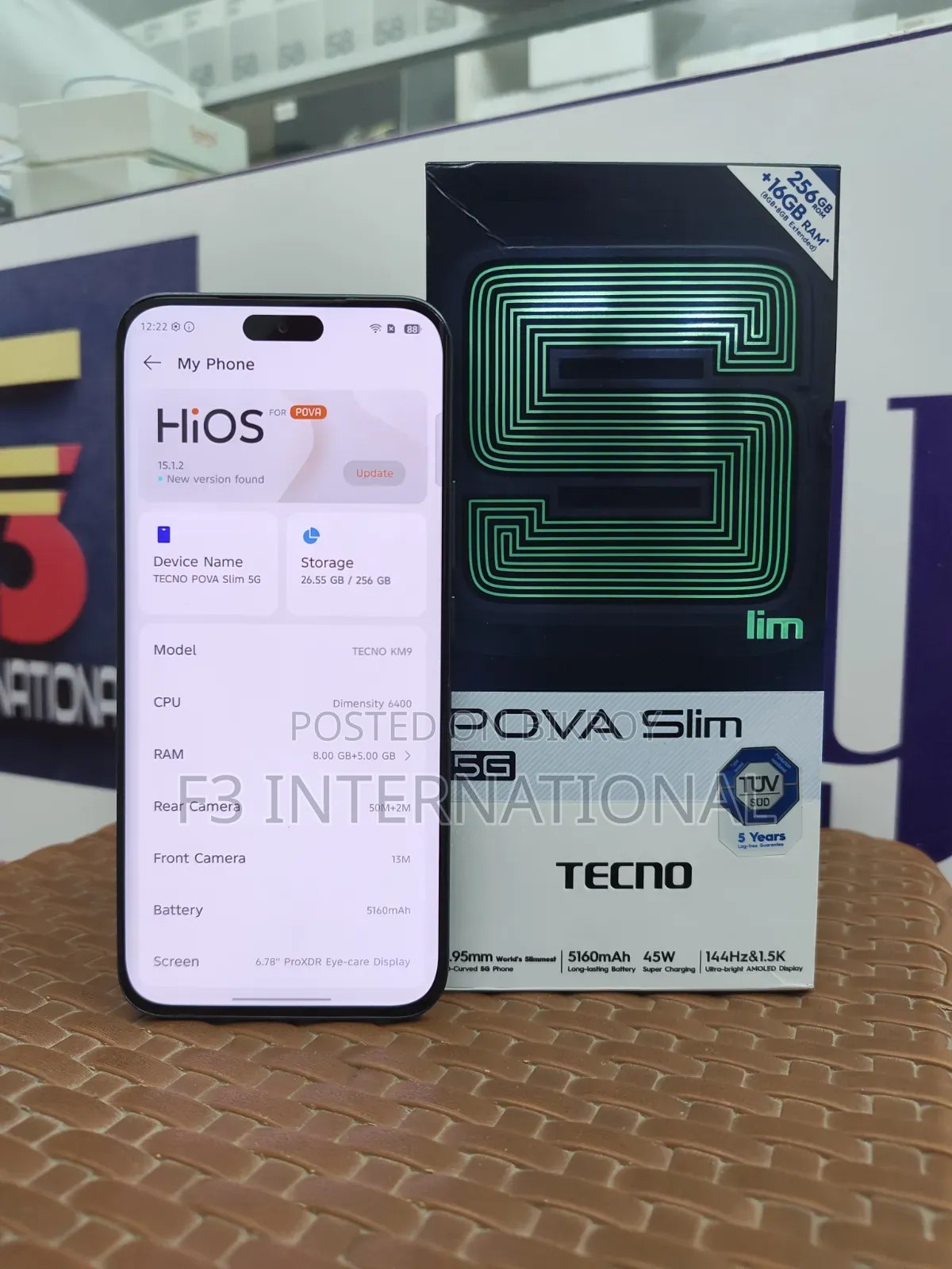 Tecno 256 GB Black