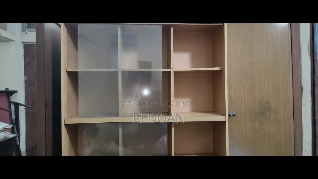 Partex Board Book Shelf (6x4 ft) — with Glass Sliding Doors