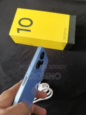 নতুন রিয়েলমি ১০ ৫জি ২৫৬ জিবি নীল
