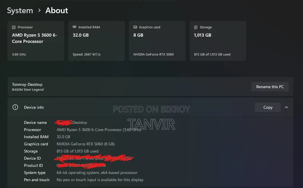 Amd Ryzen 5 3600 Processor